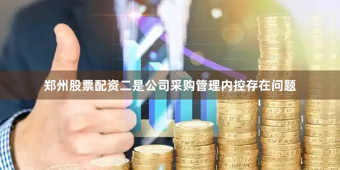 郑州股票配资二是公司采购管理内控存在问题